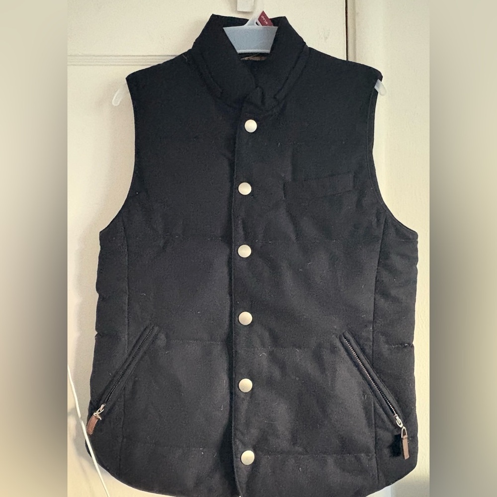 Men's Classic Black Quilted Vest